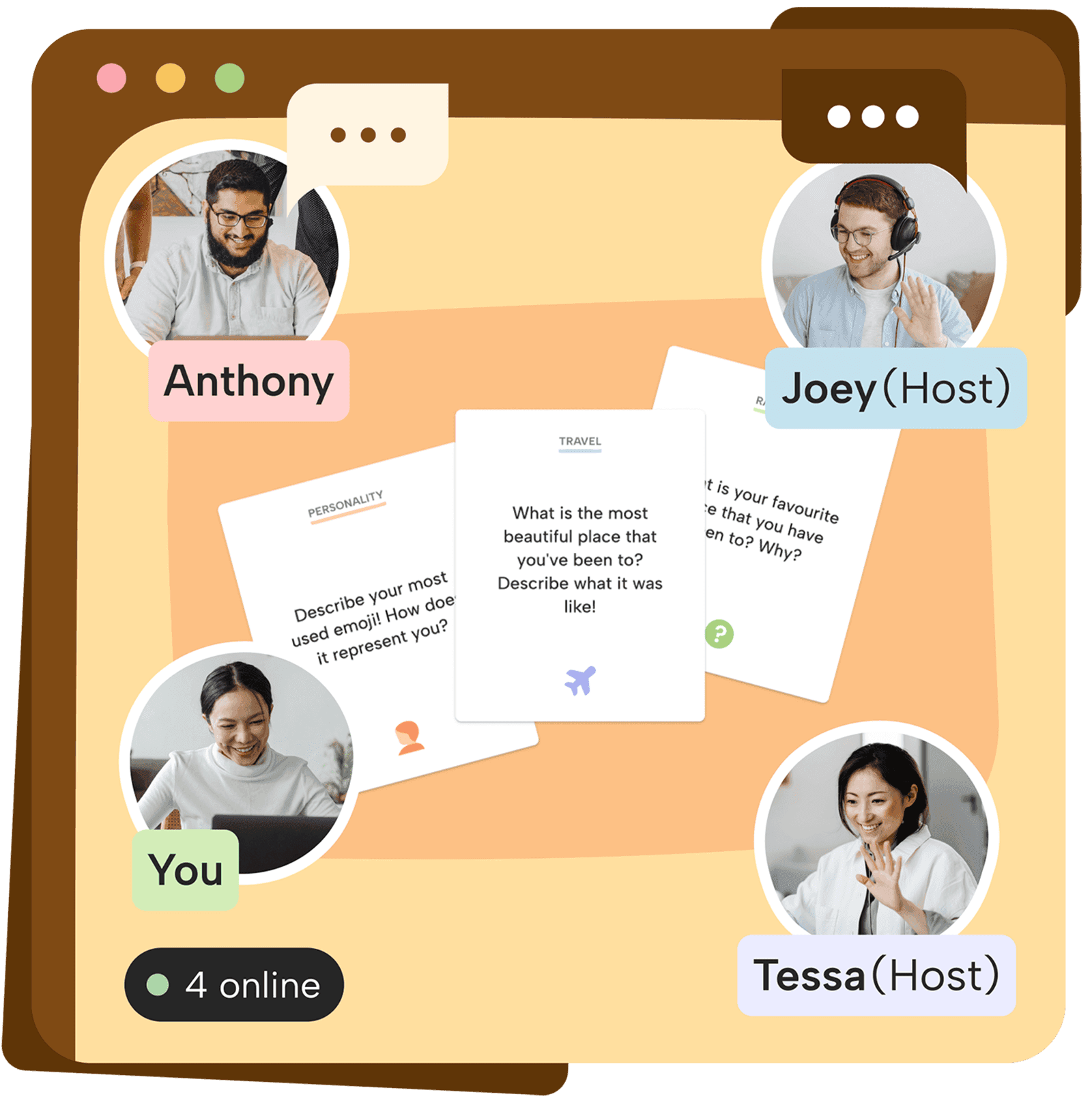 TeamTalk Digital — guided digital conversation session interface